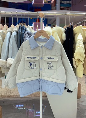 2024冬季款imau奕玛男大童装儿童外套阳光棉袄男孩棉服54SF101079