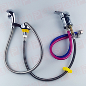 理发店洗头床水龙头花洒喷头支架 美发店冲头床配件转接头 花洒座