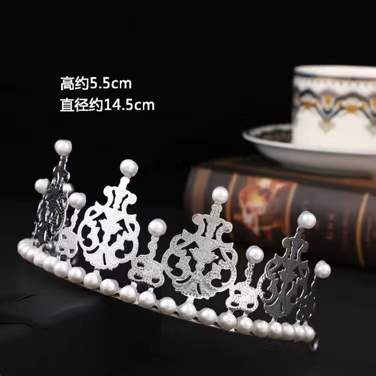 花束生圆日烘培摆新品铁皮皇冠图片