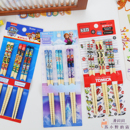 日本正品儿童卡通竹筷子Skater冰雪奇缘公主汽车汪汪队防滑16.5cm