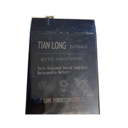 TIAN LONG电池3-FM-4.5 6V10AH/20HR小孩玩具车电子秤应急灯电瓶