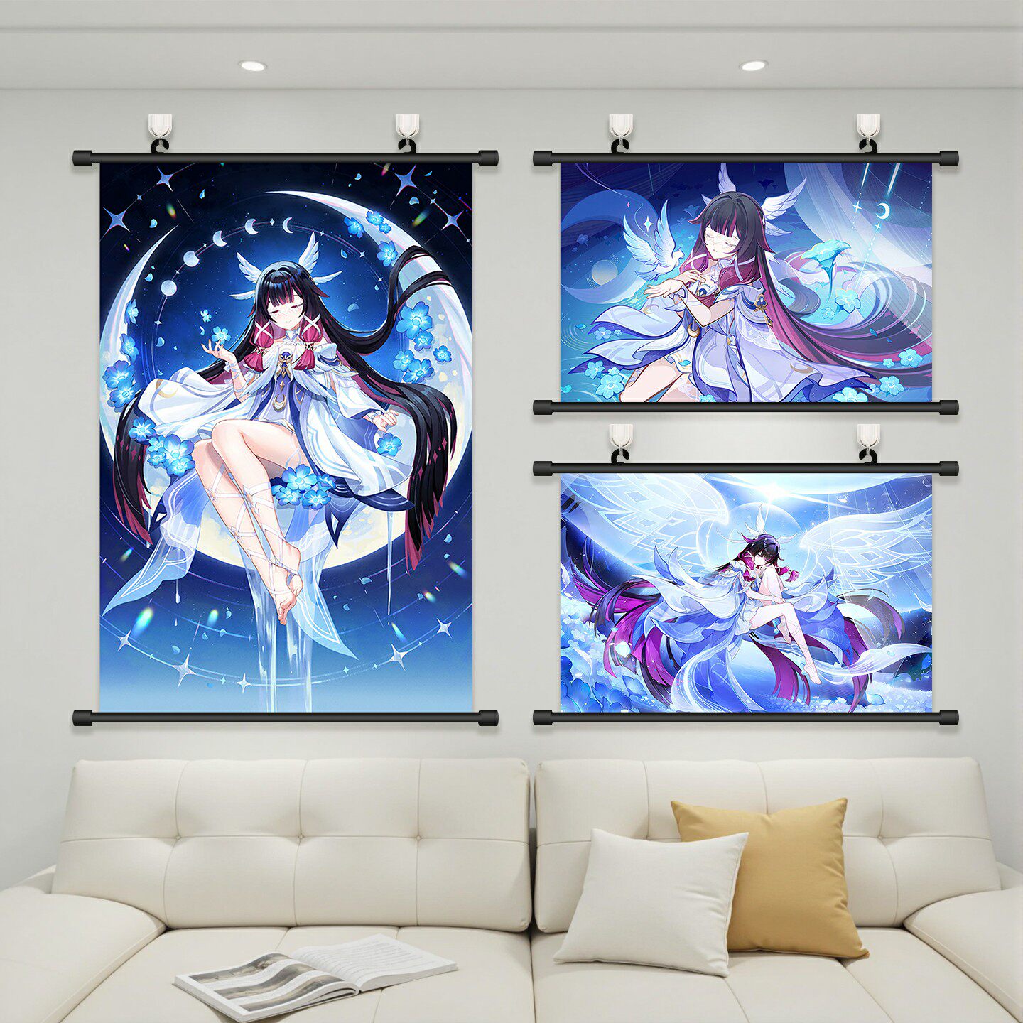 哥伦比娅挂画少女海报动漫游戏周边客厅卧室宿舍装饰画壁画贴纸