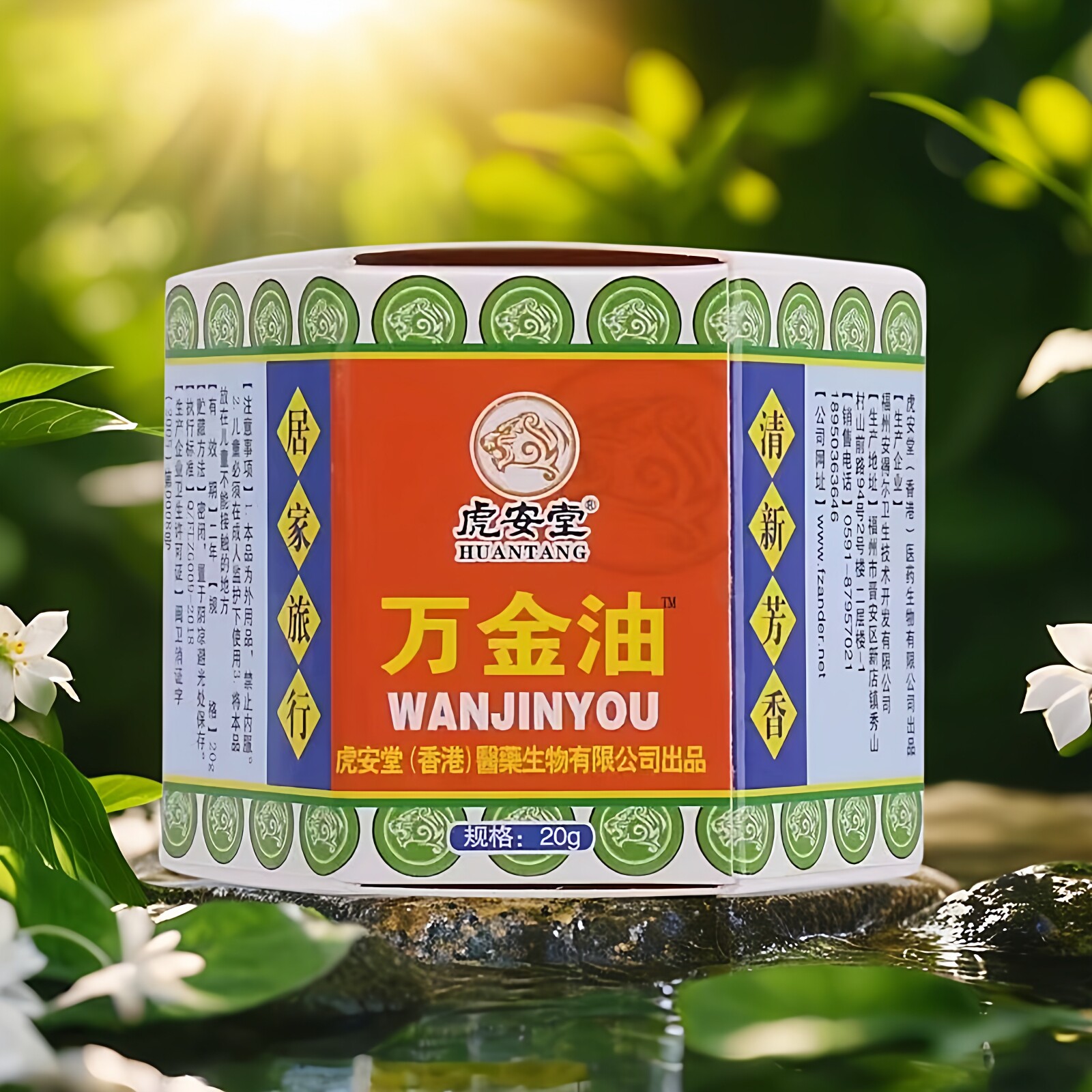 虎安堂万金油提神醒脑清凉油叮咬醒神药油20g外用