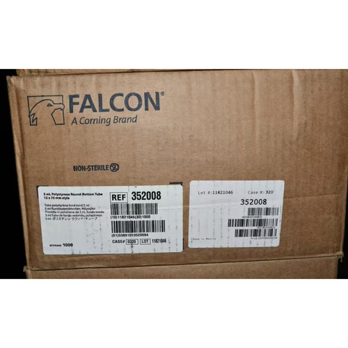 FALCON 352054 352052 352003 352008 康宁5ml聚苯乙烯圆底试管