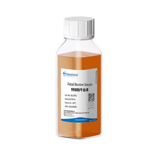 Biosharp/白鲨 优级胎牛血清 BL201A 100ml/瓶 含票价