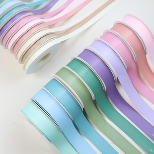 网红节日纯色光面消光棉丝带鲜花蛋糕烘焙礼物礼品盒绑定扎带缎带