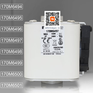 170M6497 6496 6498 6499 6501熔断器 170M6494 170M6500 6495