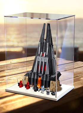 亚克力展示盒适用75251黑武士碉堡玩具模型手办收纳盒防尘罩