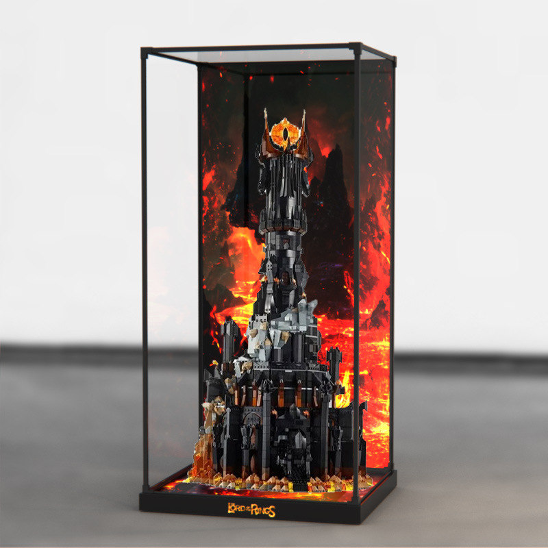 适用10333指环王:巴拉都积木模型拼装玩具防尘亚克力收纳盒