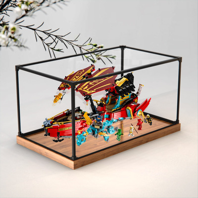 适用71797幻影忍者系列命运赏赐号生死时速模型亚克力展示盒