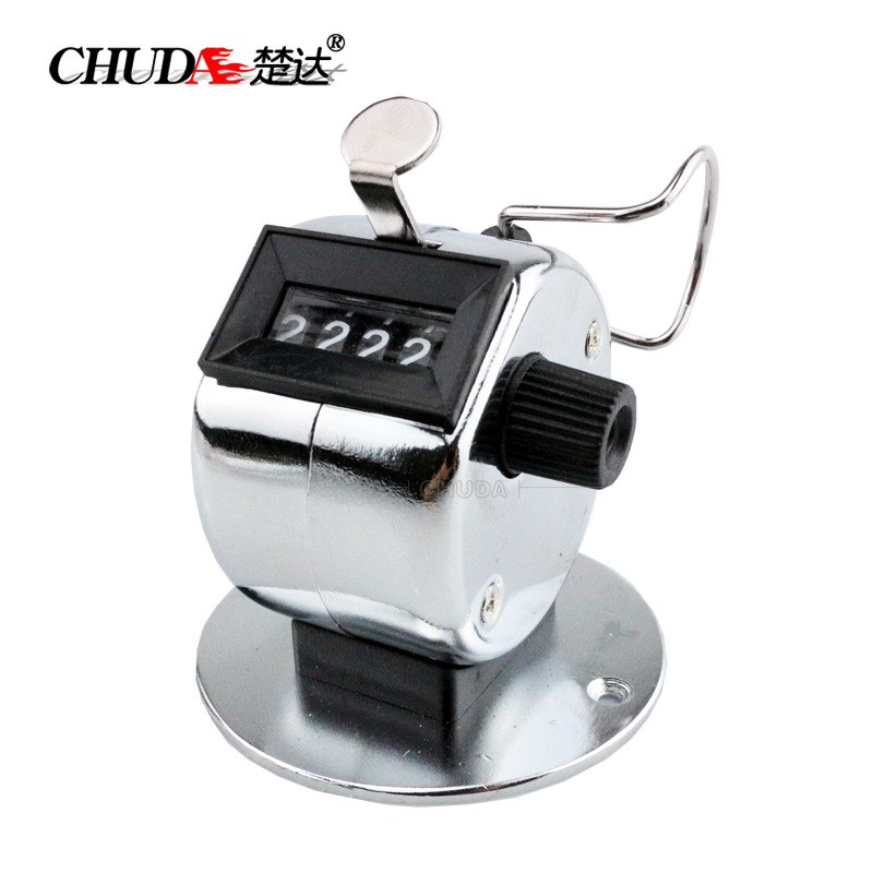 楚达缝纫机点数金属底座计数器 0-9999 小学生学习点数器