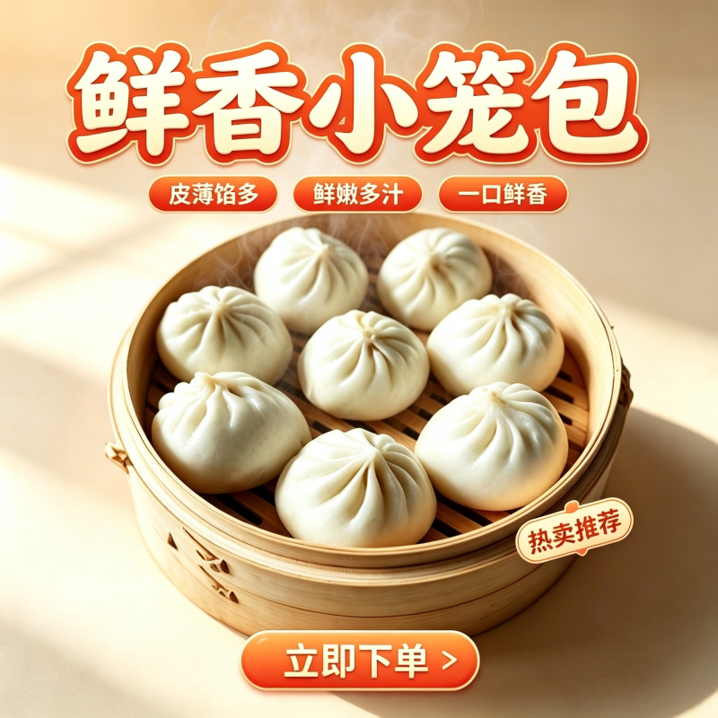 沙县小吃商用冷冻速食灌汤包