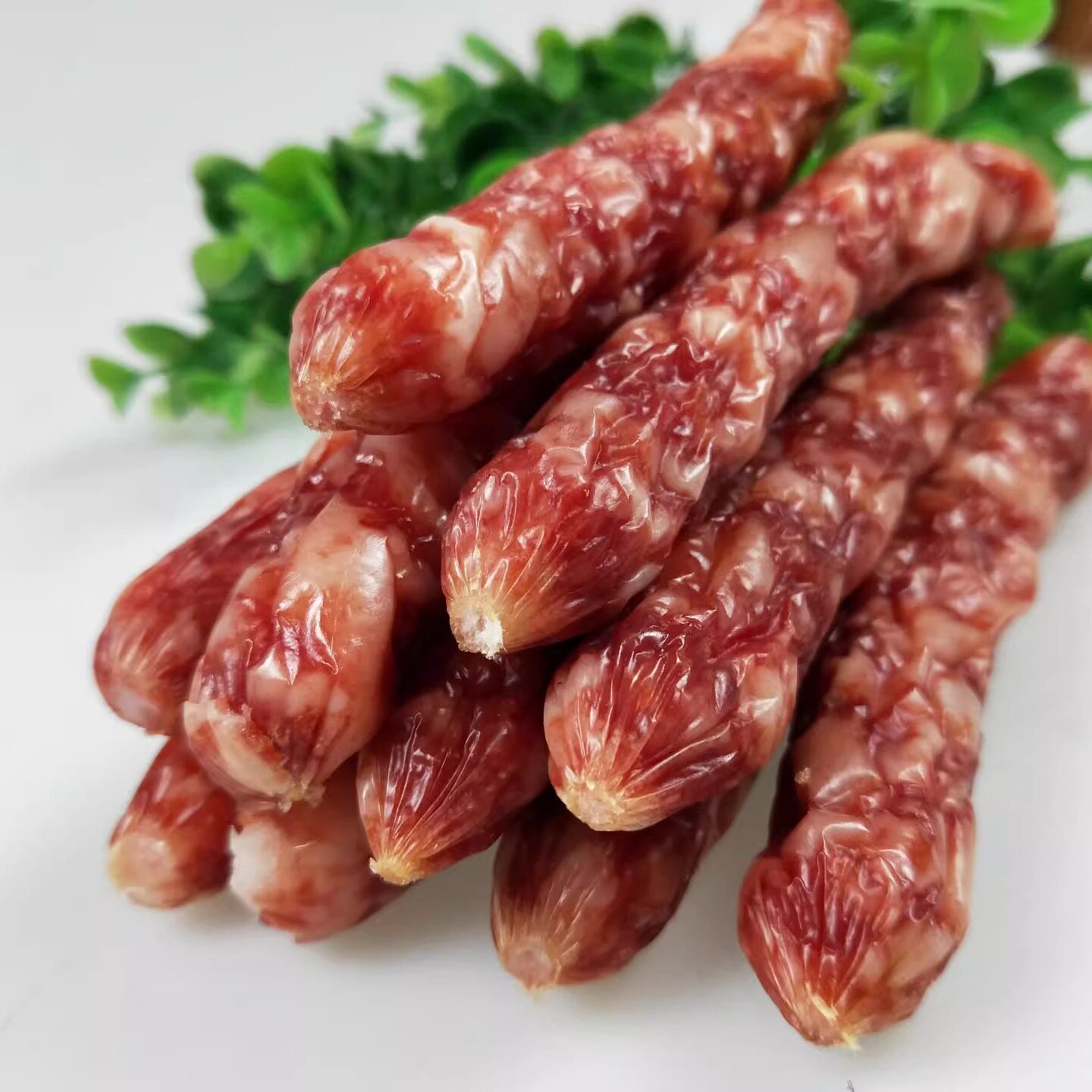 粤腊煌 广式香肠风味肠甜味江门香肠腌制腊肉制品500g/包包邮