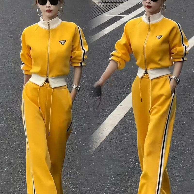 运动休闲套装女2025秋冬季新款