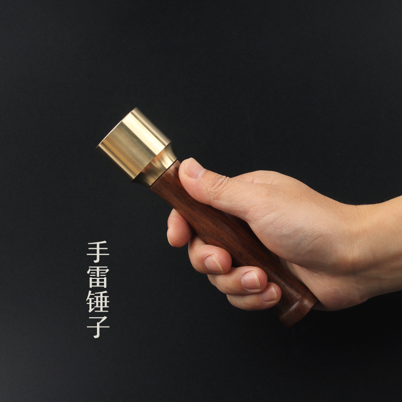 【就卖锤子】小铜锤M24手雷模型DIY手工皮锤玩具摆件咔哇女生防身