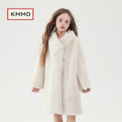 女童皮草外套2025秋冬新款