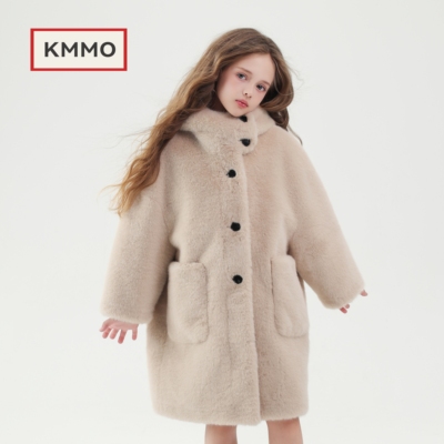 女童皮草外套2025秋冬新款