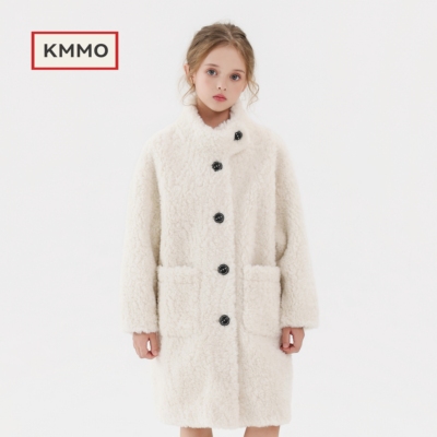 女童皮草外套2025冬季新款