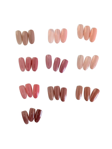 Нюдовый полупрозрачный лак для ногтей для маникюра, широкая цветовая палитра, 070 оттенок