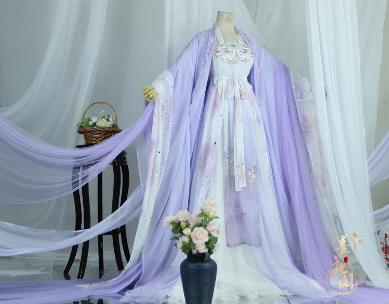 墨花阁原创古装【昭昭韶华】绝版样衣COS女装白紫色万用华丽古风,模玩/动漫/周边/娃圈三坑/桌游,Cosplay女装/cos女装,淘宝优惠券,粉丝福利购,淘宝优惠卷