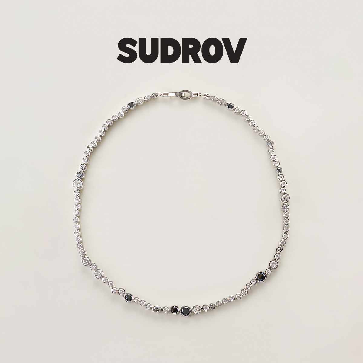 SUDROV素觉925银莫桑石项链