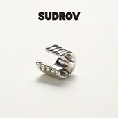 SUDROV素觉耳骨夹 个性 设计感无耳洞耳环耳夹耳钉耳饰女潮