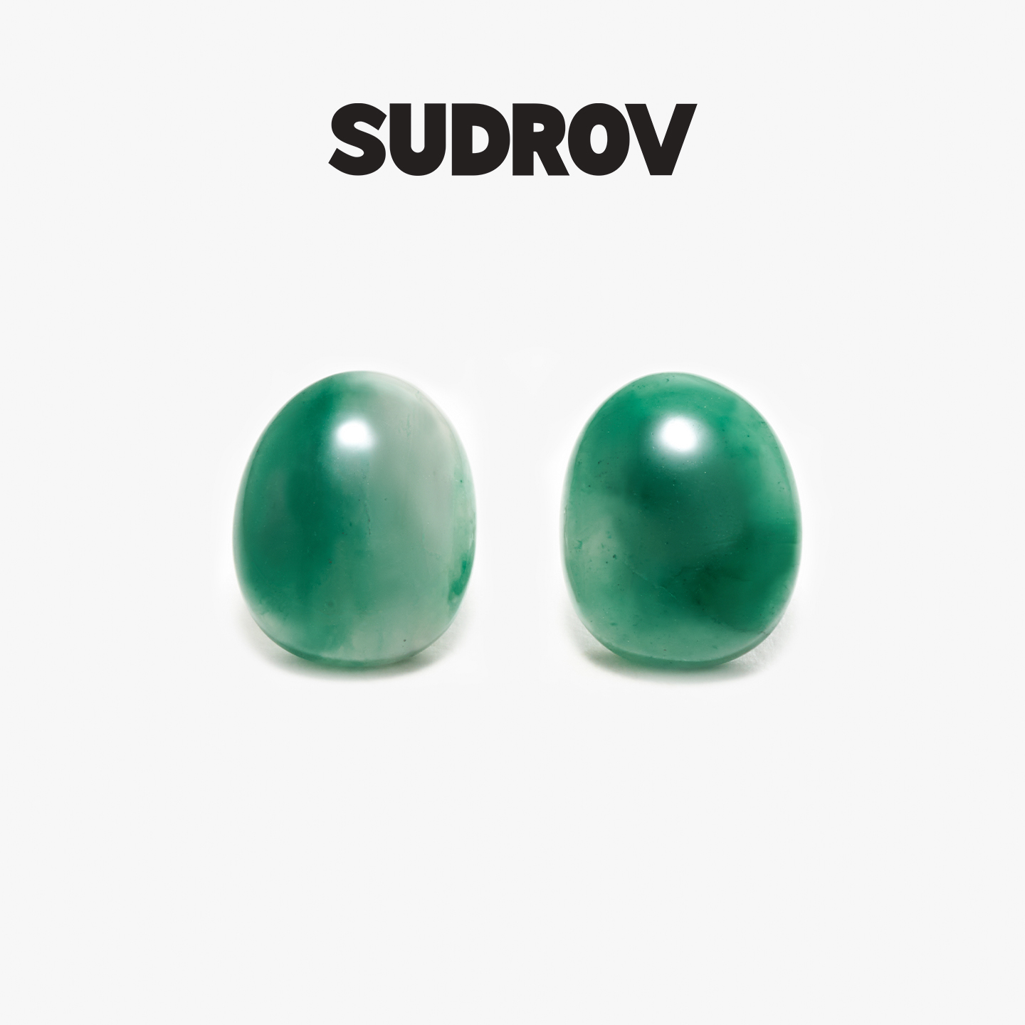 SUDROV素觉非洲翠宝石耳钉