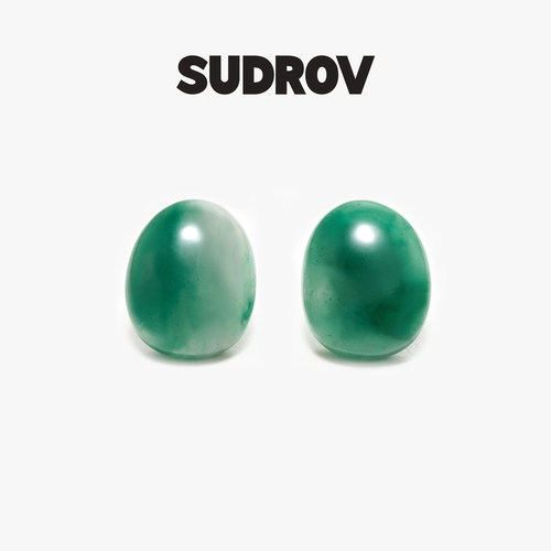 SUDROV素觉非洲翠宝石耳钉