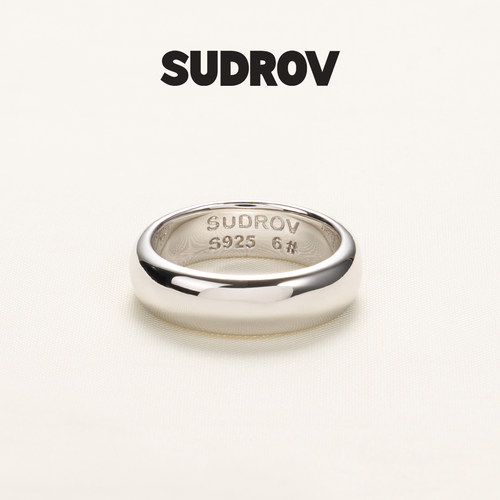 SUDROV素觉简约百搭925银戒指