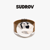 Trace™系列个性 SUDROV 真皮银手镯 秋冬新品 Nature 素觉2025F