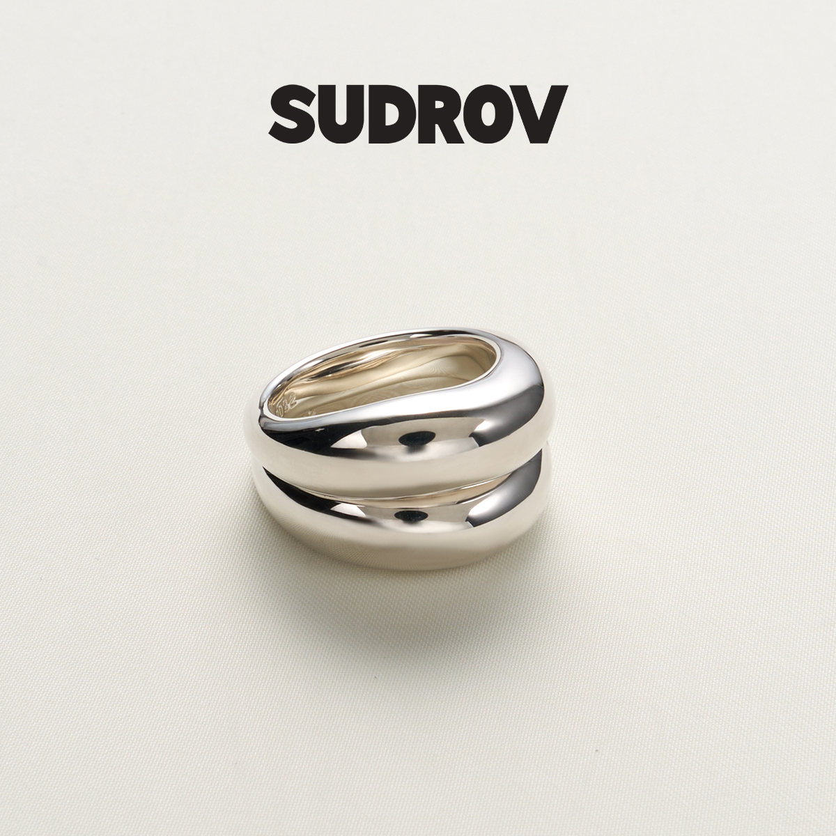 SUDROV素觉925银小众设计两件套