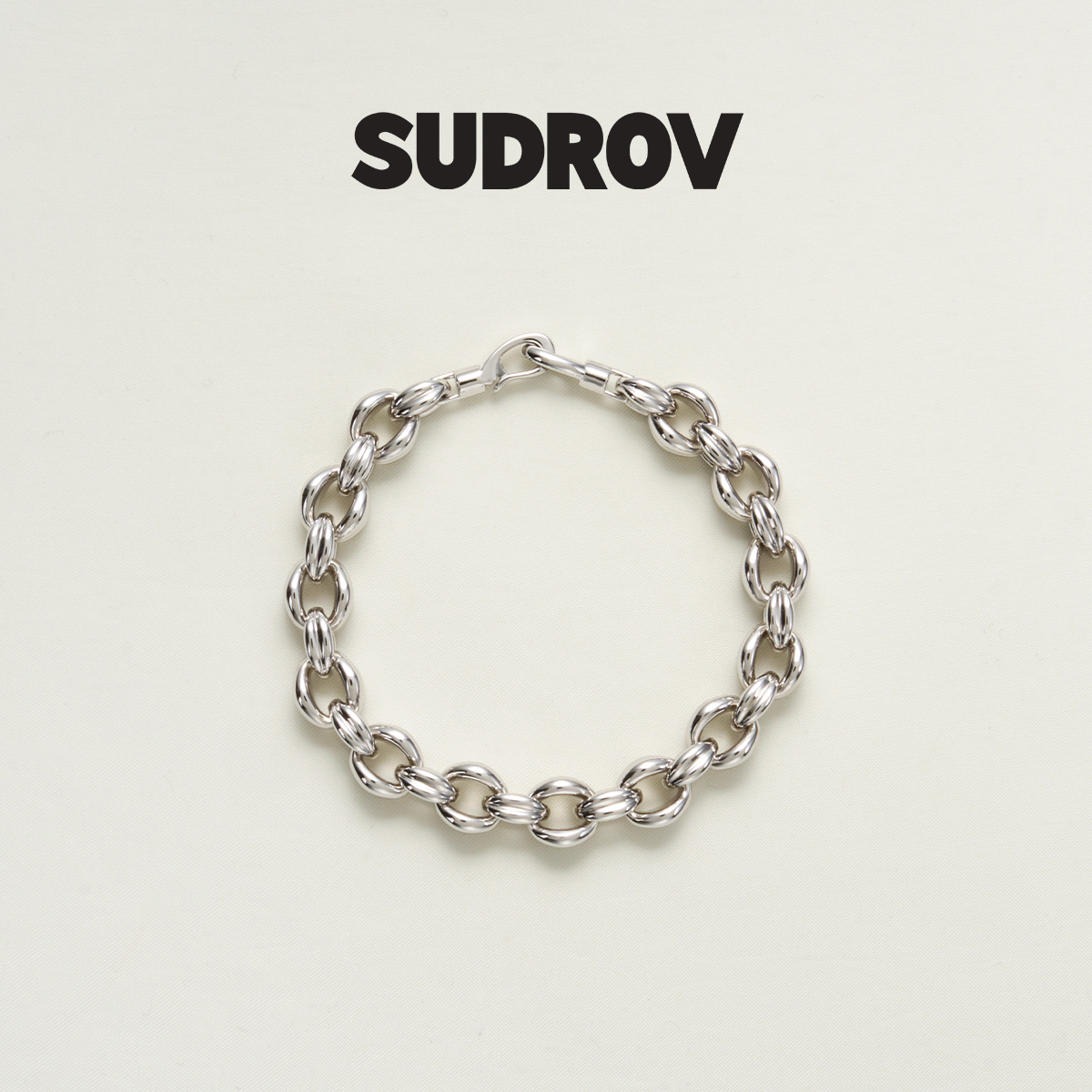 SUDROV素觉极简设计个性银手链