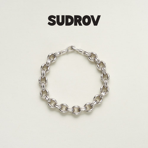 SUDROV素觉极简设计个性银手链