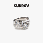 SUDROV 素觉Lin Carat™克拉小姐系列莫桑石戒指订婚生日新年礼物