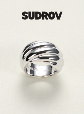 SUDROV素觉Lucky Sign™中国结系列简约设计高级感戒指女食指戒