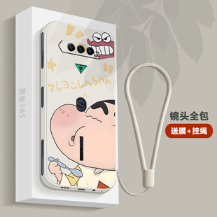 黑鲨5手机壳蜡笔小新款4s小米黑鲨5pro全包4pro防摔5rs液态硅胶4保护套SHARK软壳KTUS-A0超薄4spro腾讯por男