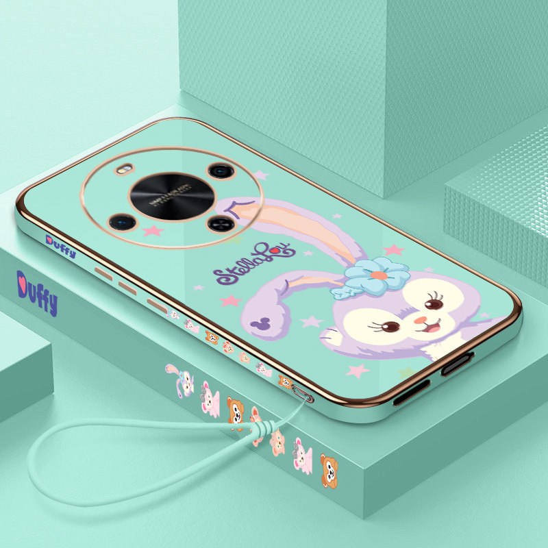 适用华为畅享70x活力版手机壳新款直边电镀畅想70x活力版保护套卡通星黛露7ox超薄可爱女款BRE-AL00a全包防摔