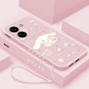 适用红米turbo5液态手机壳网红超火玉桂狗小米turbo5max硅胶保护套TurBo5Max个性创意可爱女款Redmi全包防摔