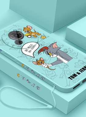 适用魅族lucky08手机壳新款卡通猫和老鼠LUCKY08硅胶保护套魅族幸运08全包防摔软壳AI液态个性创意女款