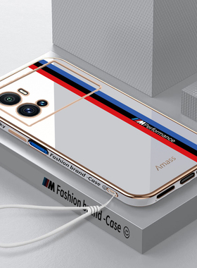 vivoiqoo9pro手机壳BMW宝马传奇版iq009新款奢华高级感iqoo9直边电镀硅胶iq9软套V2171A新款超薄男女全包防摔