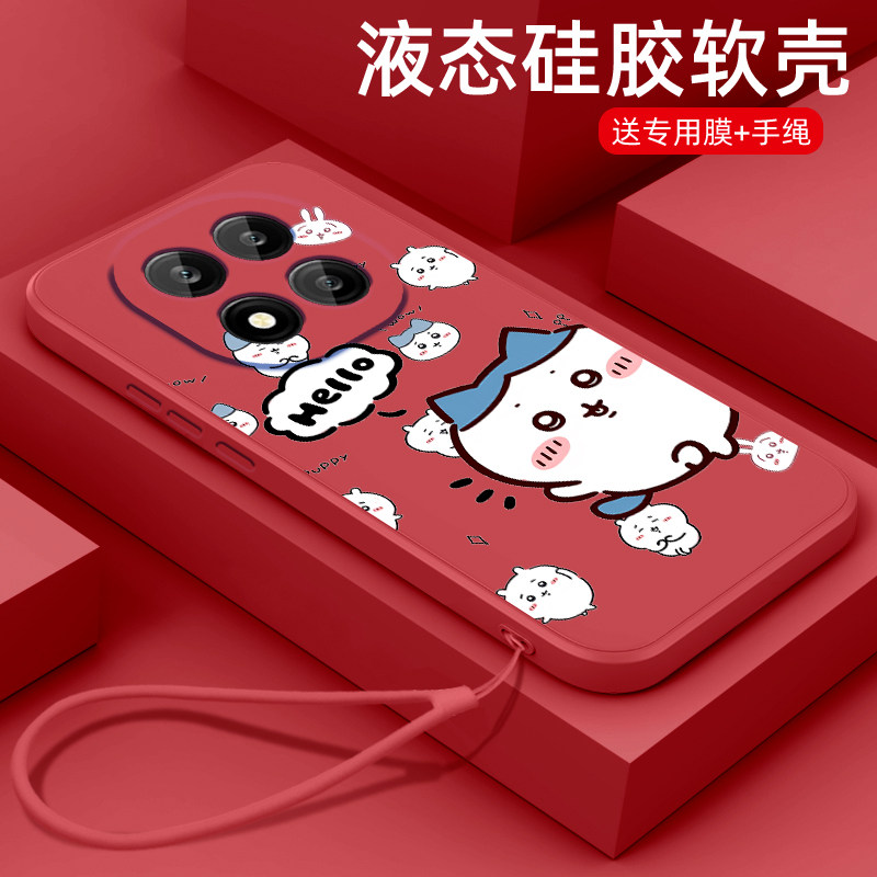 适用红米note15pro手机壳新款液态硅胶小米note14pro+保护套Hello小八note13rpro镜头全包防摔Redmi男女款