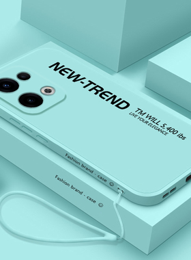 新趋势适用opporeno13手机壳新款液态硅胶Reno13Pro全包防摔保护套0pp0潮牌简约文字Ren013Pr0个性创意男款
