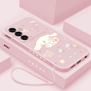 Samsung镜头全包防摔 创意女款 适用三星s24fe手机壳新款 卡通玉桂狗Galaxys24fe硅胶保护套超薄可爱S24FE个性