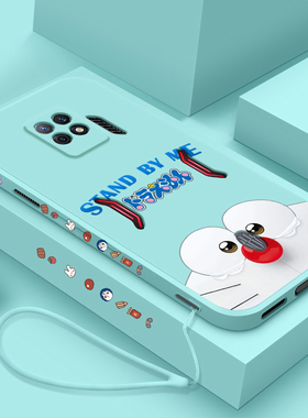 努比亚红魔7spro手机壳哆啦A梦新款红魔7s手机套5G个性液态硅胶外壳超薄NX709S全包防摔男高级感网红创意软壳