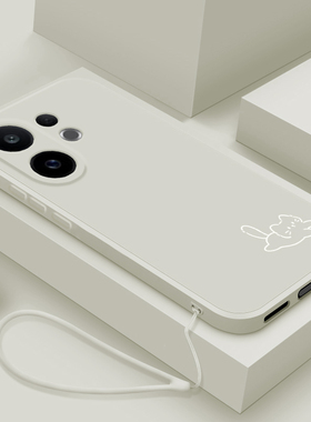 奔跑小猫适用vivos30液态硅胶手机壳s30promini新款保护套v1v0s20超薄简约男女款VIVOS19P全包高级防摔男女款