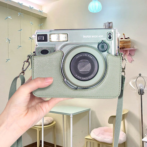 适用于拍立得wide400相机包复古富士instax wide 400收纳包宽幅相机套壳包斜挎保护包相册配件保护套曝光神器