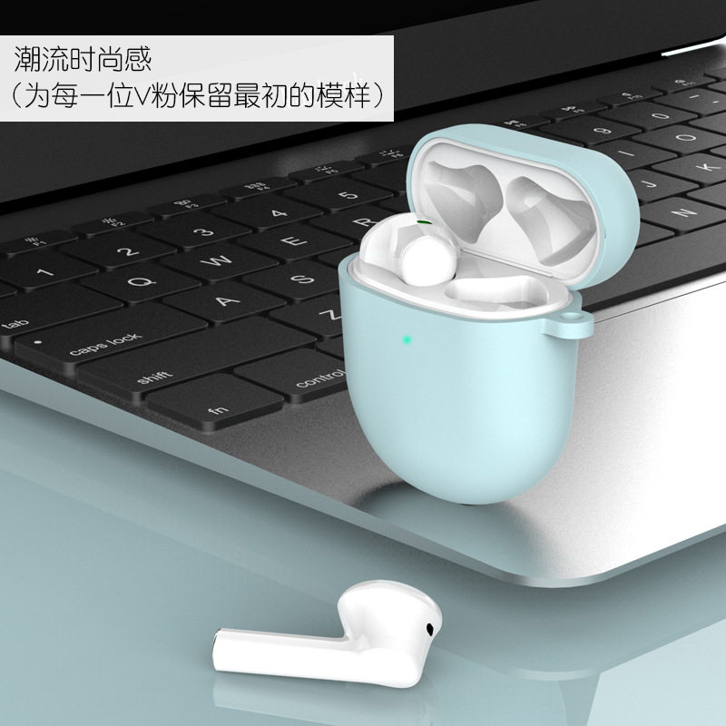 vivo蓝牙耳机硅胶贴纸保护壳