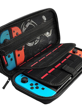 适用任天堂switch保护包ns收纳盒switch2防摔硬包OLED便携nintendo游戏机手拿软包pro手柄支架盒主机箱套配件