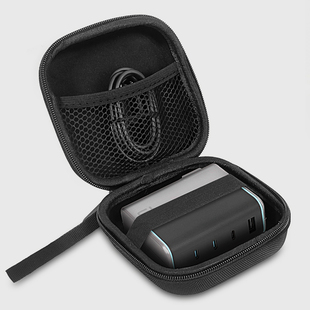 适用Anker安克140W充电器收纳包智显充Lite100W保护套Macbook苹果适配器140W61W67W96W便携收纳数据线整理包