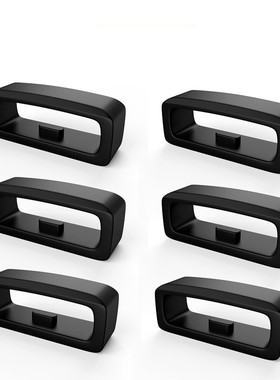 适用华为watch/GT/2e荣耀Magic/Dream手表表带圈22/20mm硅胶表带扣HONOR TLS-B19塑橡胶表环活动固定卡扣环圈